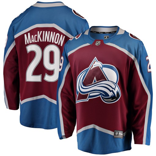 Nathan Mackinnon Colorado Avalanche Fanatics Branded Breakaway Player Jersey - Burgundy Nhl