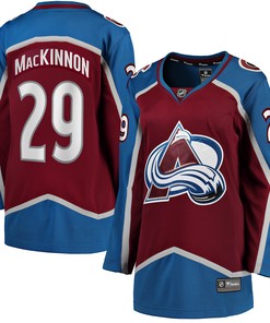 Nathan Mackinnon Colorado Avalanche Fanatics Branded Womens Home Breakaway Player Jersey - Maroon Nhl