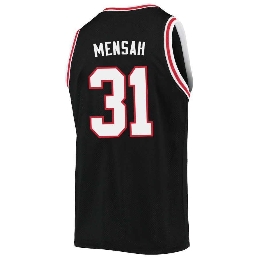 Nathan Mensah 31 San Diego State Aztecs 2023 Basketball Jersey- Men Black