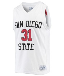 Nathan Mensah 31 San Diego State Aztecs 2023 Basketball Jersey- Men White