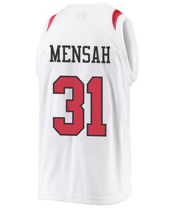 Nathan Mensah 31 San Diego State Aztecs 2023 Basketball Jersey- Men White