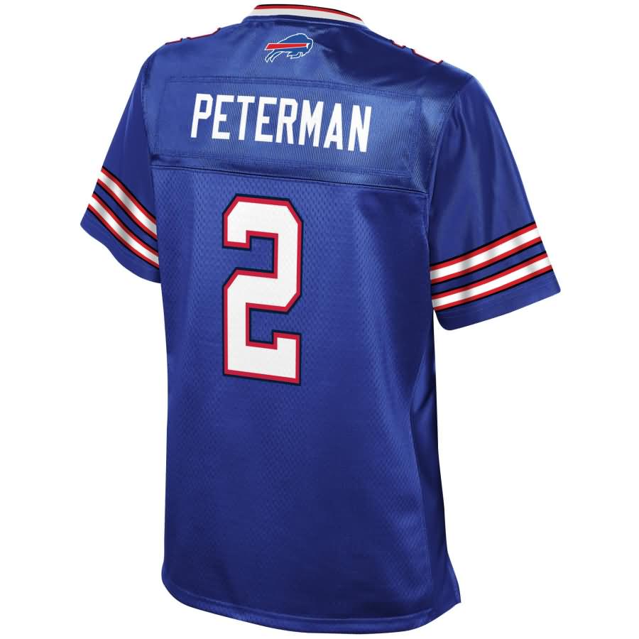 Nathan Peterman Buffalo Bills Nfl Pro Line Womens Player Jersey - Royal