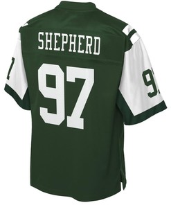 Nathan Shepherd New York Jets Nfl Pro Line Player Jersey - Green