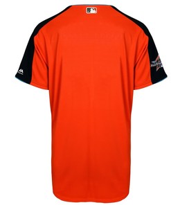 National League Majestic 2017 Mlb All-star Game On-field Home Run Derby Team Jersey - Orange
