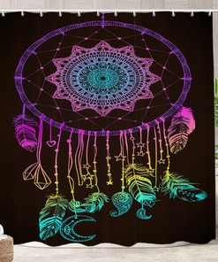 Native American Dream Catcher Shower Curtain | Bathroom Decor