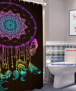 Native American Dream Catcher Shower Curtain | Bathroom Decor