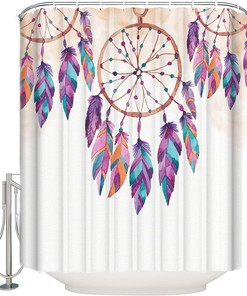 Native American Dreamcatcher Shower Curtain for Home Hotel, Bathroom Decor