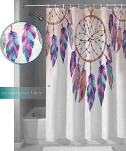 Native American Dreamcatcher Shower Curtain for Home Hotel, Bathroom Decor