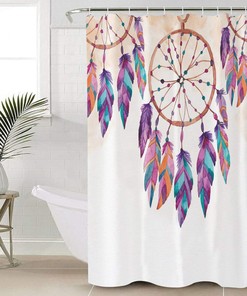 Native American Dreamcatcher Shower Curtain for Home Hotel, Bathroom Decor