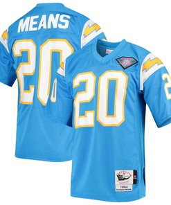 Natrone Means Los Angeles Chargers Mitchell & Ness Authentic Retired Player Jersey - Powder Blue Nfl