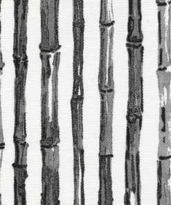 Nature-themed Bamboo Stripe Ink Print Shower Curtain - Perfect for Bathroom Decor