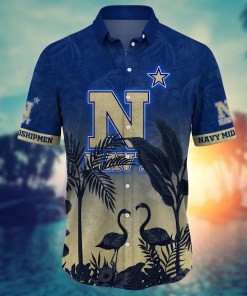 Navy Midshipmen NCAA Flower Hawaii Shirt For Fans Ver 11