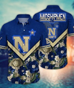 Navy Midshipmen NCAA Flower Hawaii Shirt For Fans Ver 18