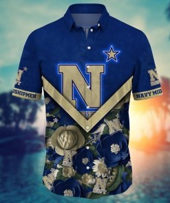 Navy Midshipmen NCAA Flower Hawaii Shirt For Fans Ver 18