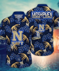 Navy Midshipmen NCAA Flower Hawaii Shirt For Fans Ver 21