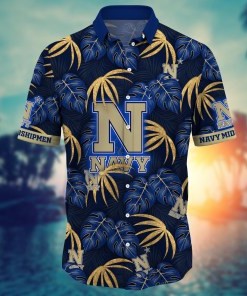Navy Midshipmen NCAA Flower Hawaii Shirt For Fans Ver 21