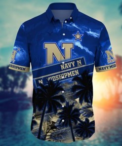 Navy Midshipmen NCAA Flower Hawaii Shirt For Fans Ver 22
