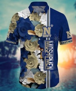 Navy Midshipmen NCAA Flower Hawaii Shirt For Fans Ver 24