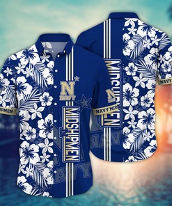 Navy Midshipmen NCAA Flower Hawaii Shirt For Fans Ver 26