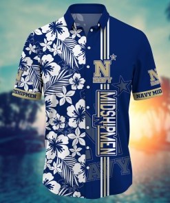 Navy Midshipmen NCAA Flower Hawaii Shirt For Fans Ver 26