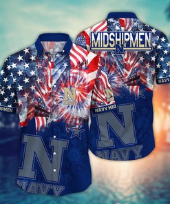 Navy Midshipmen NCAA Flower Hawaii Shirt For Fans Ver 30