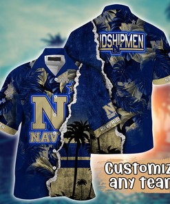 Navy Midshipmen NCAA Flower Hawaii Shirt For Fans Ver 32