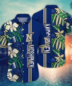 Navy Midshipmen NCAA Flower Hawaii Shirt For Fans Ver 34