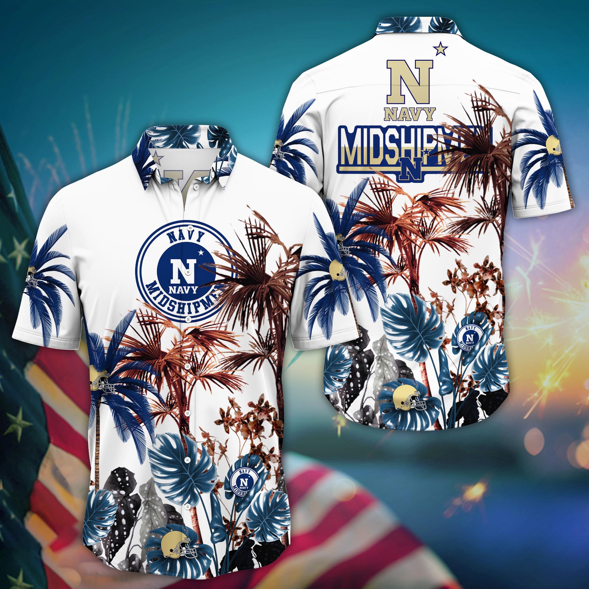 Navy Midshipmen NCAA Hawaii Shirt For Fans Ver 2