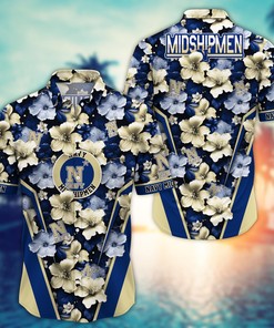 Navy Midshipmen NCAA Hawaiian Shirt, Aloha Shirt Ver 1