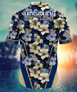 Navy Midshipmen NCAA Hawaiian Shirt, Aloha Shirt Ver 1