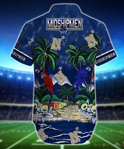 Navy Midshipmen Parrot Island NCAA Hawaiian Shirts