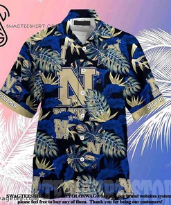 Navy Midshipmen Stress Blessed Obsessed Summer Beach Hawaiian Shirt