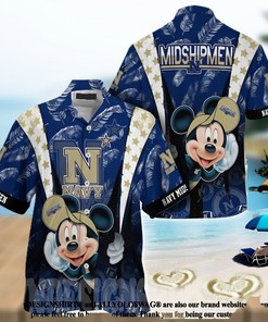 Navy Midshipmen Summer Hawaiian Shirt for Your Loved Ones This Season