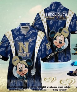Navy Midshipmen Summer Hawaiian Shirt for Your Loved Ones This Season