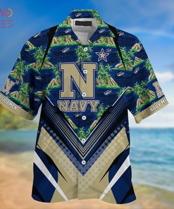 Navy Midshipmen Summer Hawaiian Shirts for Fans Ver 1