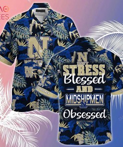 Navy Midshipmen Summer Hawaiian Shirts for Fans Ver 2