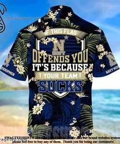 Navy Midshipmen This Flag Offends You Summer Beach Hawaiian Shirt