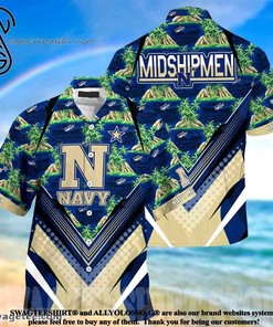 Navy Midshipmen for Sports Fans This Season Summer Beach Hawaiian Shirt