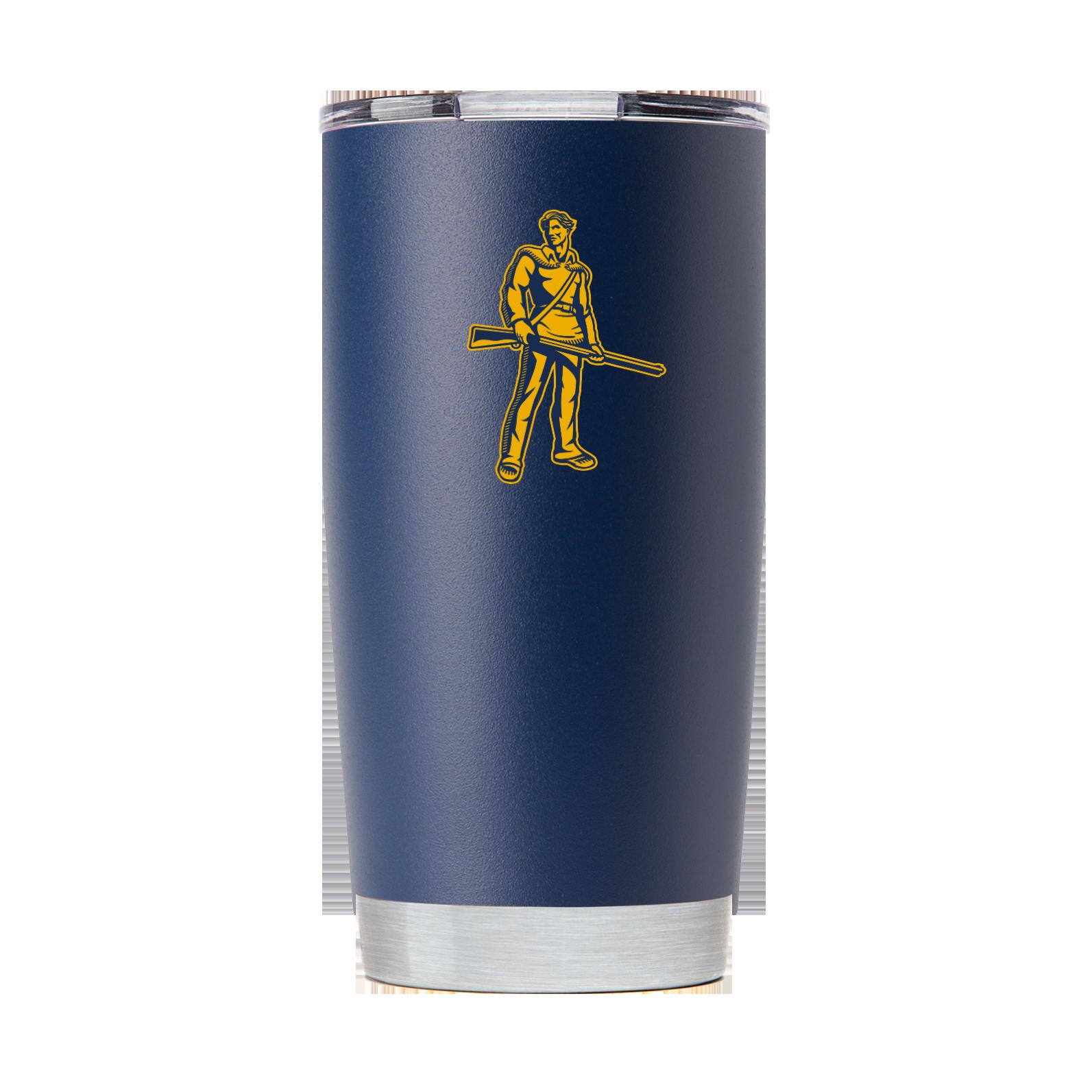 Navy West Virginia Mountaineer Tumbler - Show Your Team Spirit - Bluefink
