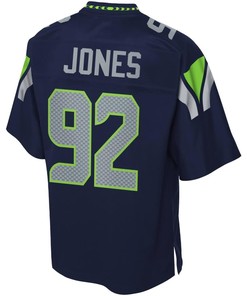Nazair Jones Seattle Seahawks Nfl Pro Line Team Color Player Jersey - College Navy