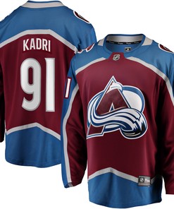 Nazem Kadri Colorado Avalanche Fanatics Branded Team Color Breakaway Player Jersey - Burgundy Nhl
