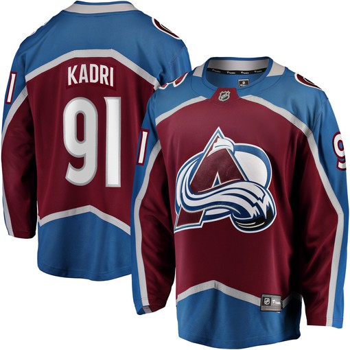 Nazem Kadri Colorado Avalanche Fanatics Branded Team Color Breakaway Player Jersey - Burgundy Nhl