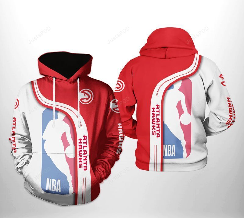 Nba Atlanta Hawks 3D Hoodie Zip Hoodie Style 01