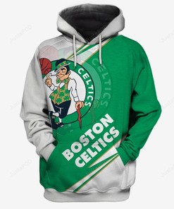 Nba Boston Celtics 3D Hoodie Zip Hoodie Style 04