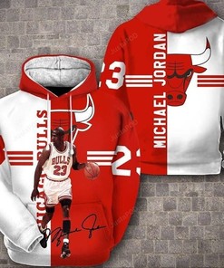 Nba Chicago Bulls 3D Hoodie Zip Hoodie Style 04