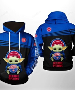 Nba Detroit Pistons 3D Hoodie Zip Hoodie Style 03