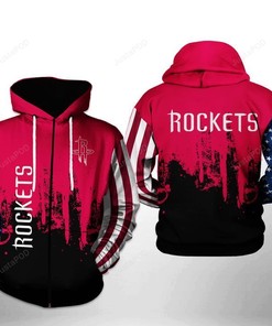 Nba Houston Rockets 3D Hoodie Zip Hoodie Style 05