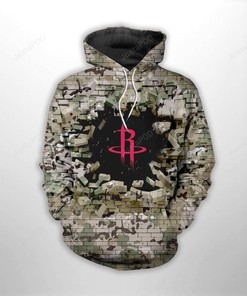 Nba Houston Rockets 3D Hoodie Zip Hoodie Style 07