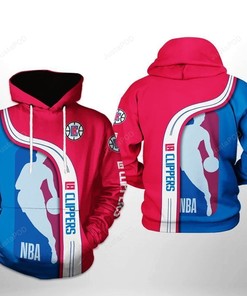 Nba Los Angeles Clippers 3D Hoodie Zip Hoodie Style 03