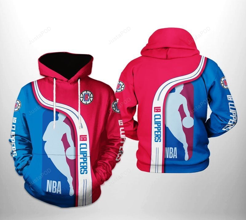 Nba Los Angeles Clippers 3D Hoodie Zip Hoodie Style 03